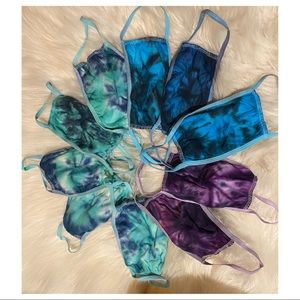 2 Pack Reusable Cotton Tie Dye Face Mask